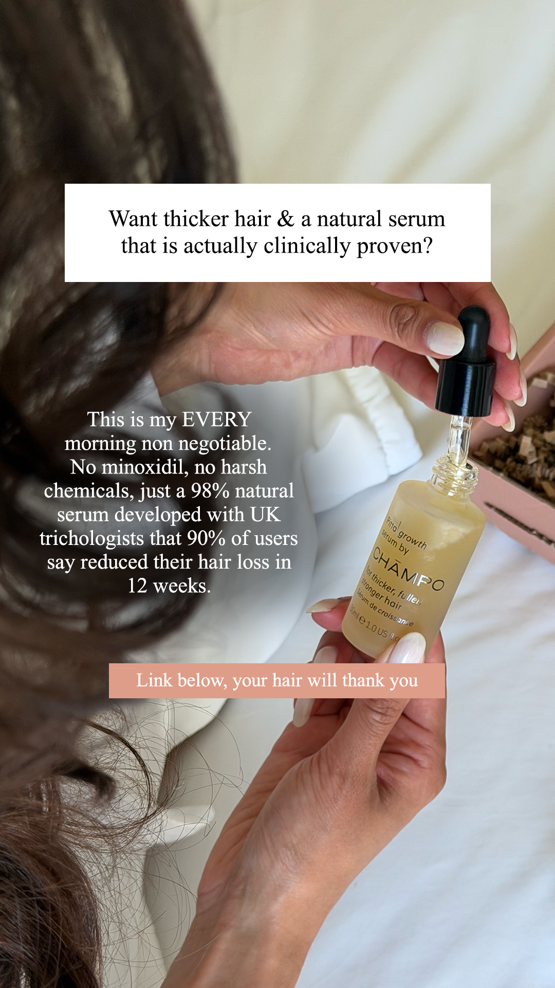 Chāmpo Haircare Facebook ad