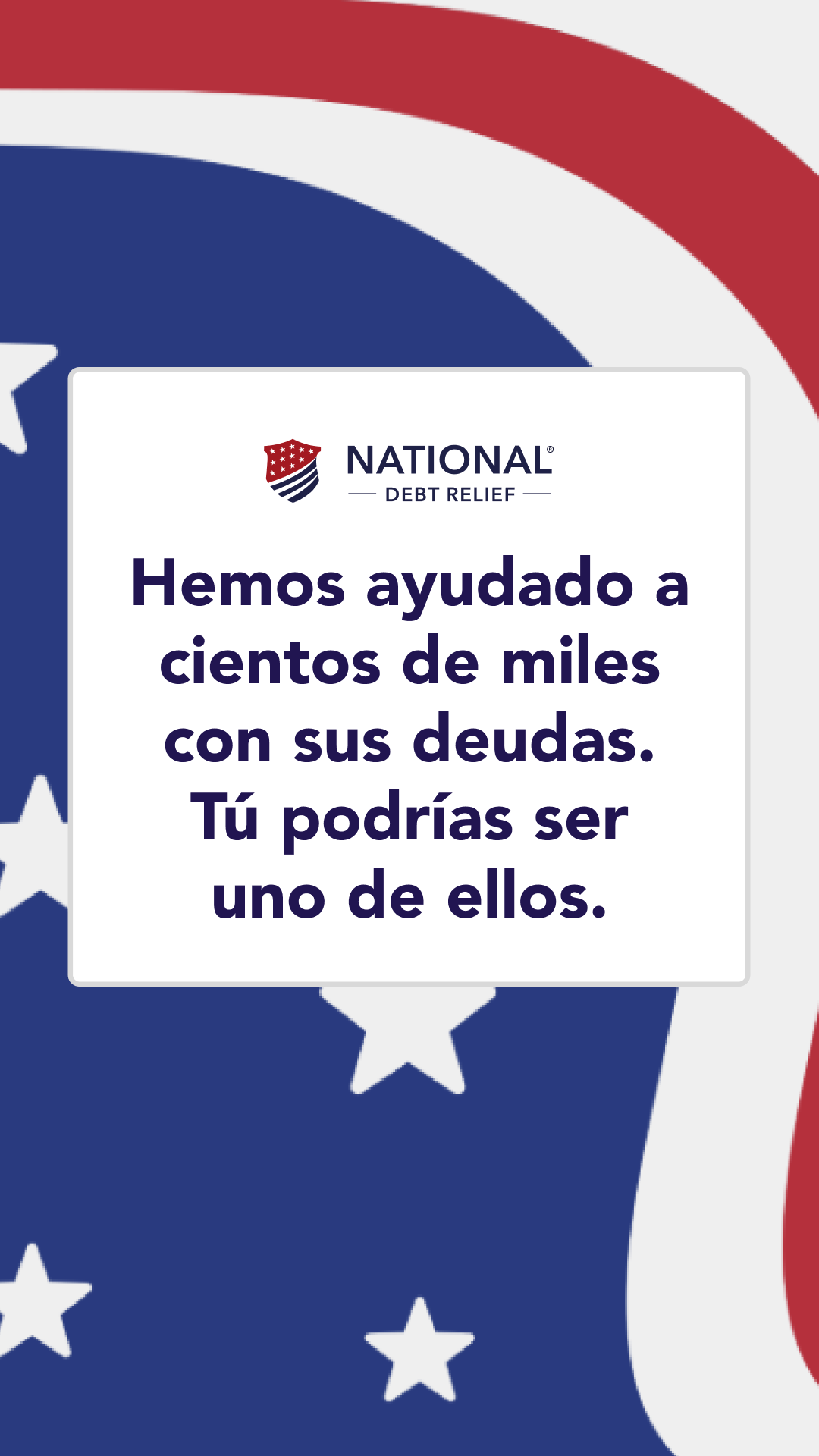 National Debt Relief Facebook ad