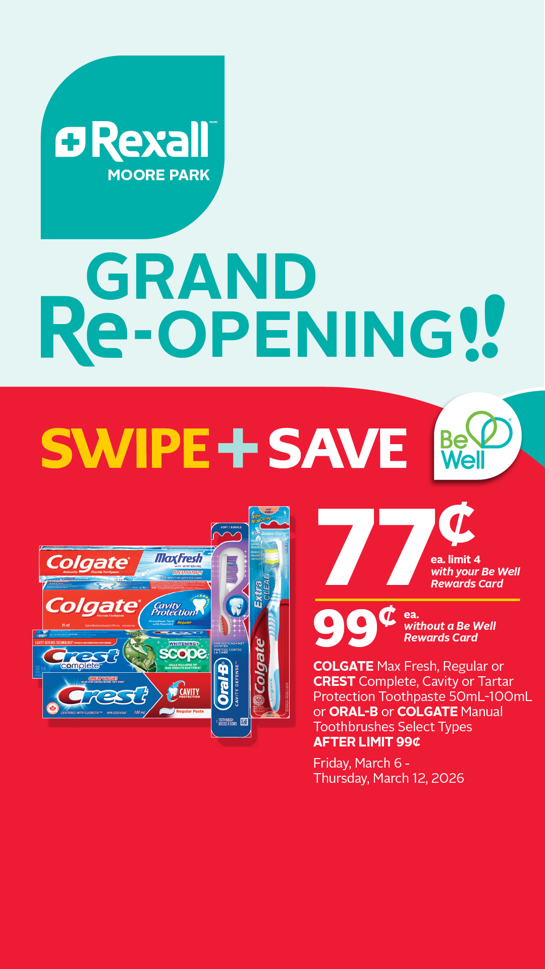 Rexall Drugstore Facebook ad