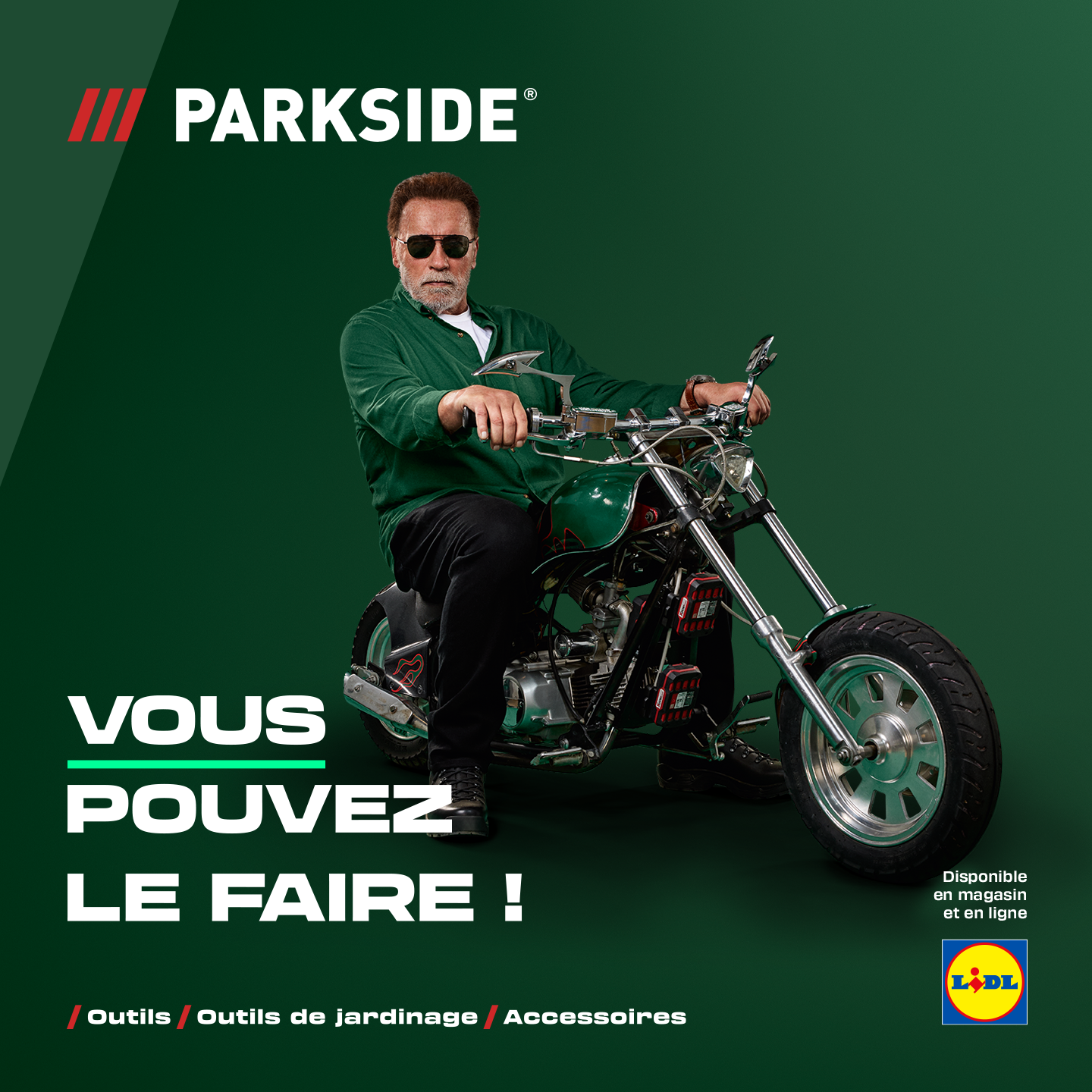 Parkside DIY Belgique Facebook ad from Feb 26, 2026