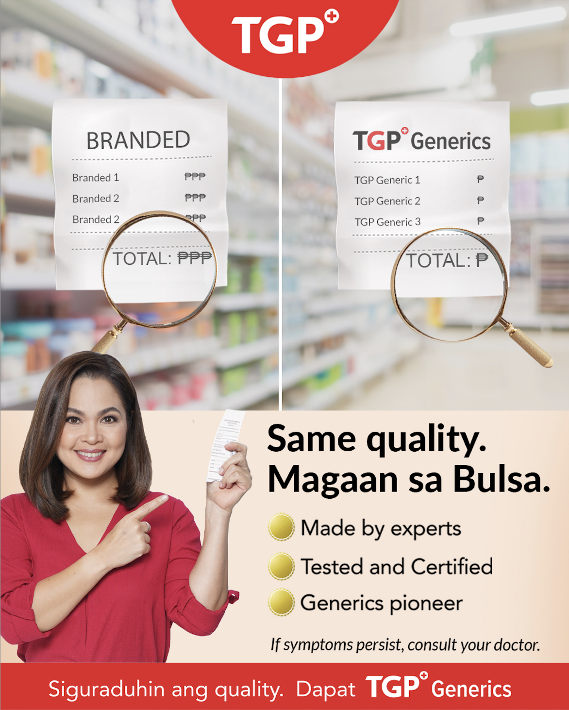 TGP The Generics Pharmacy Facebook ad
