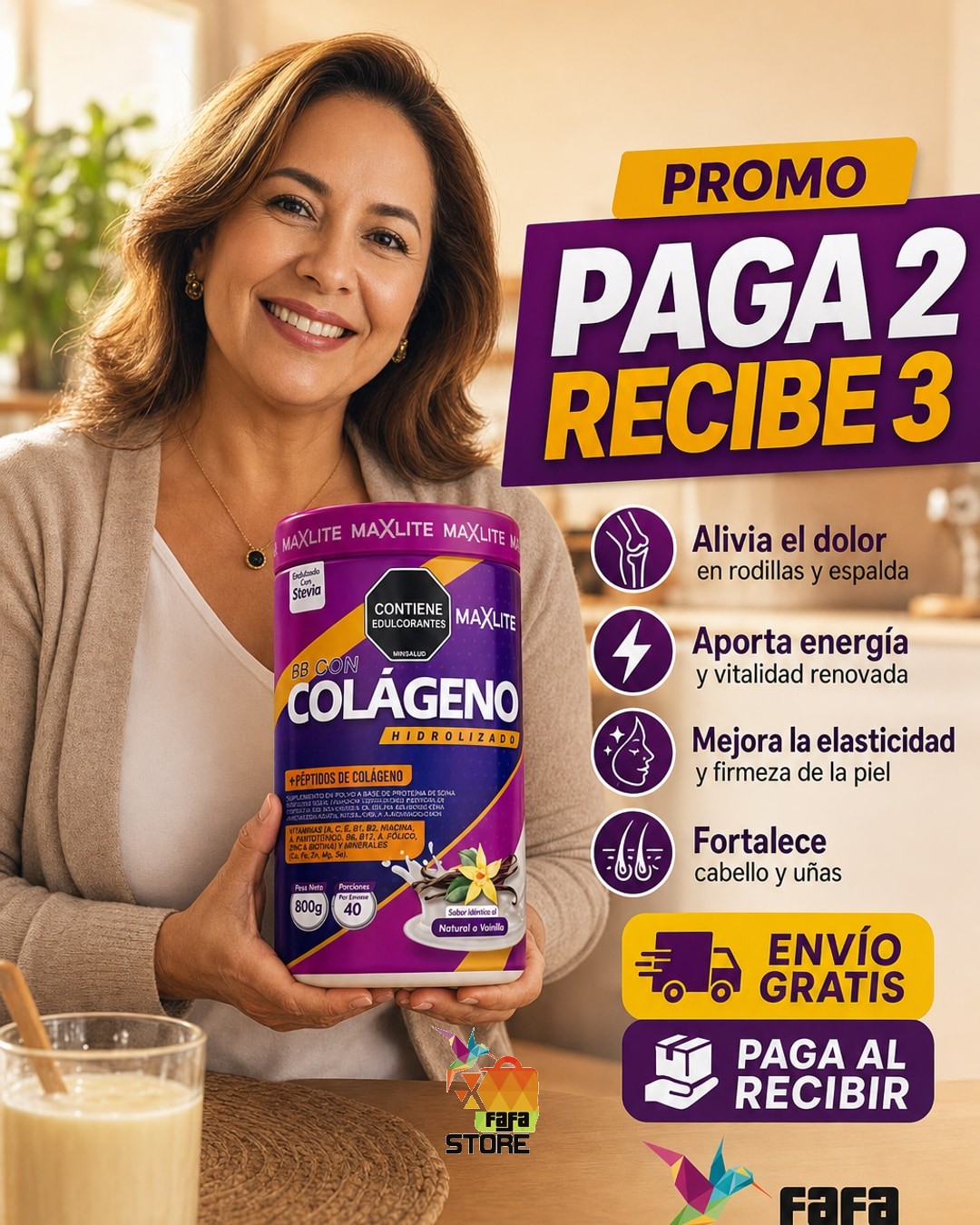 Tienda FafaStore Colombia Facebook ad: ¡Tu Bienestar Comienza Hoy!