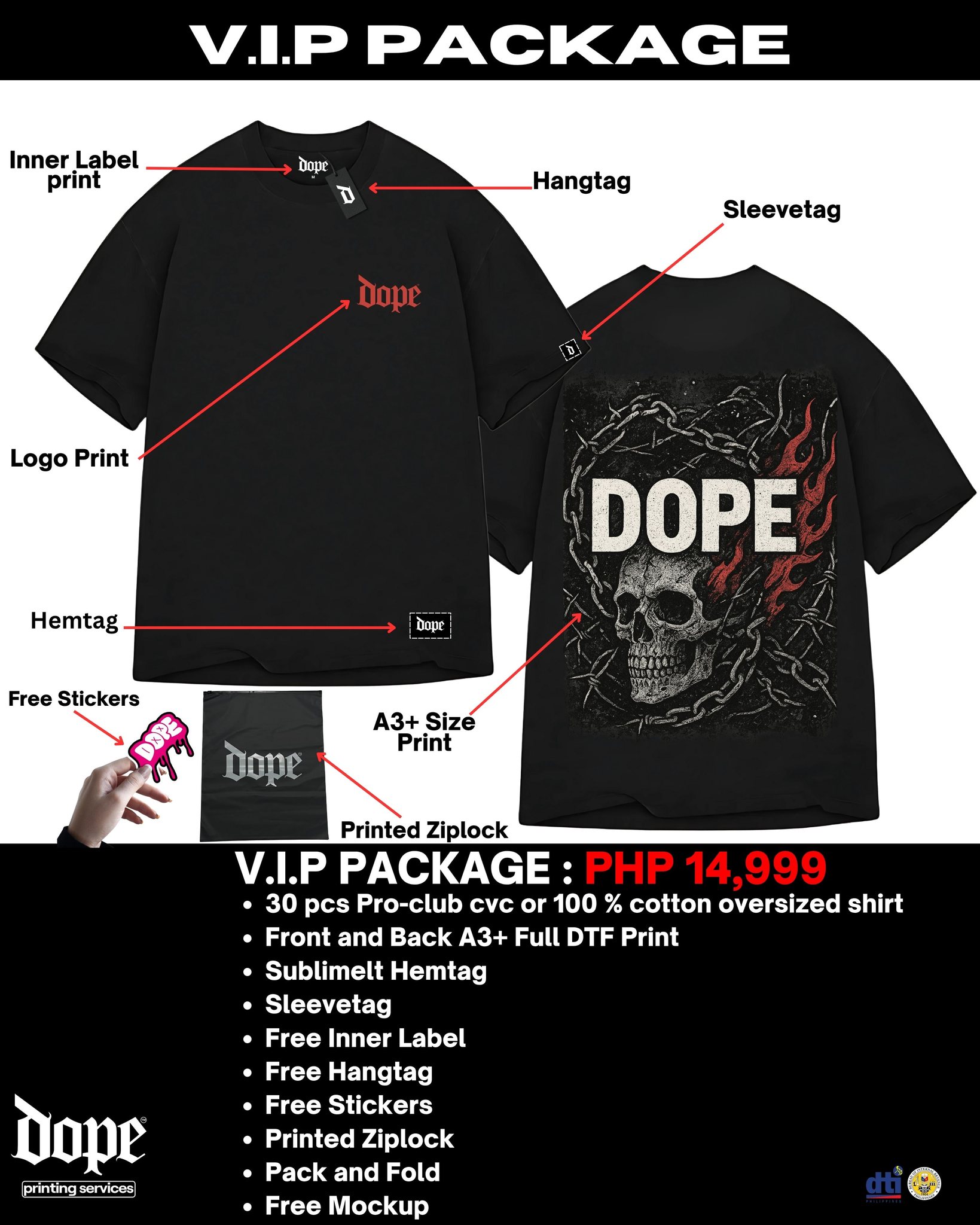 DOPE Printing Services Facebook ad