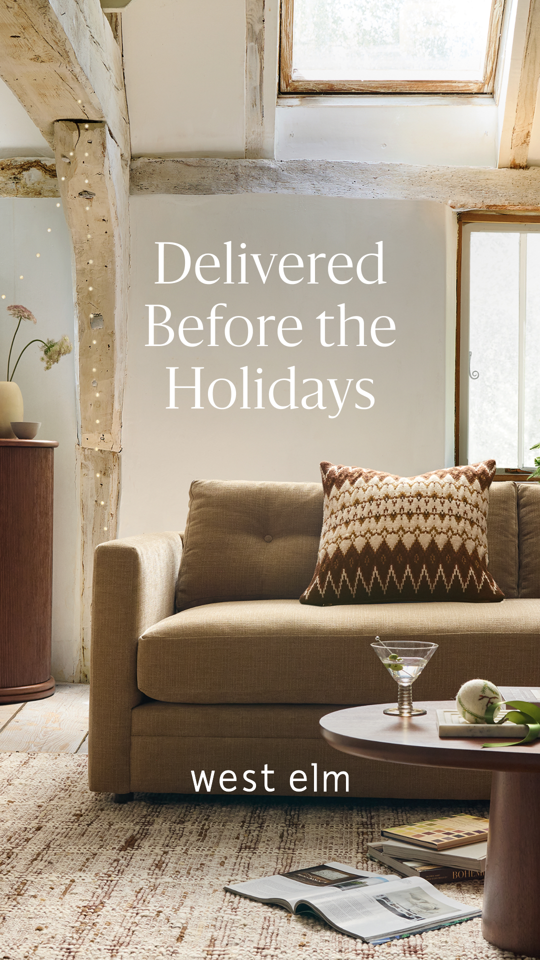 West Elm Facebook ad: In-Stock Furniture