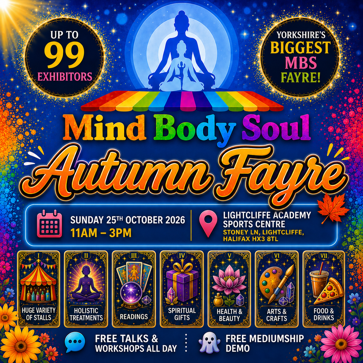 Mind Body Soul Fayre Facebook ad