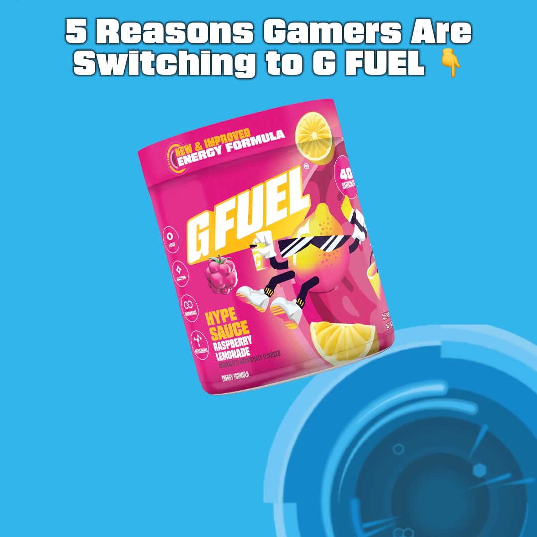 G FUEL Facebook ad: Up to 56% Off + FREE Shaker