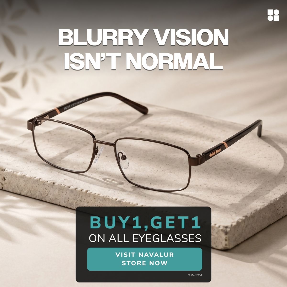 Specsmakers Facebook ad: Staring at laptop screens entire day straining your…
