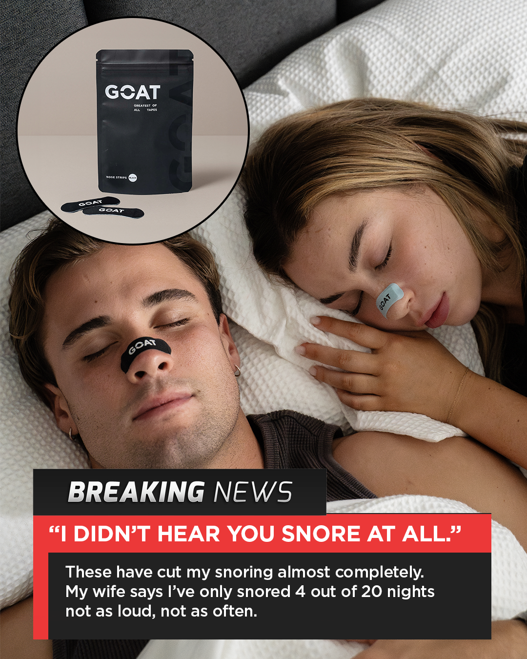 The GOAT  Facebook ad