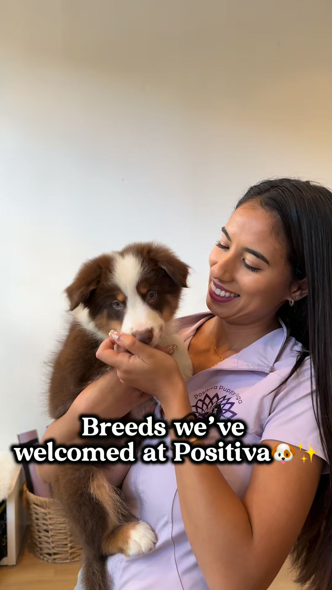 Positiva Puppy Yoga Facebook ad: Get 5% OFF code: PUPPY5