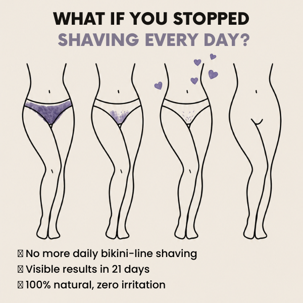 SA Vital Living Facebook ad: Are you tired of shaving your bikini line?
