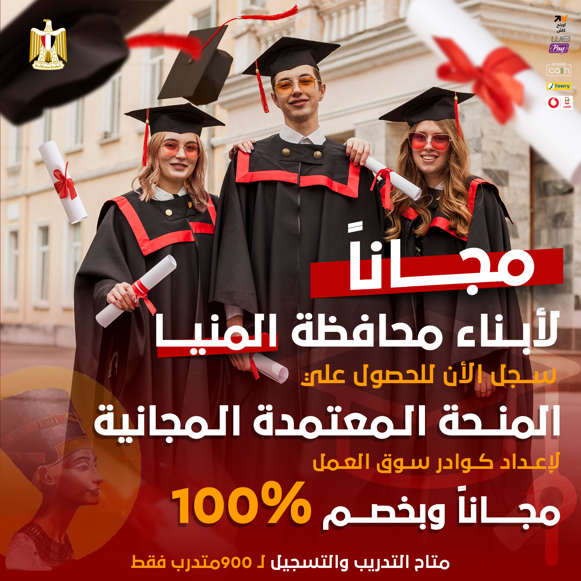 منح مصرية مجانية Facebook ad