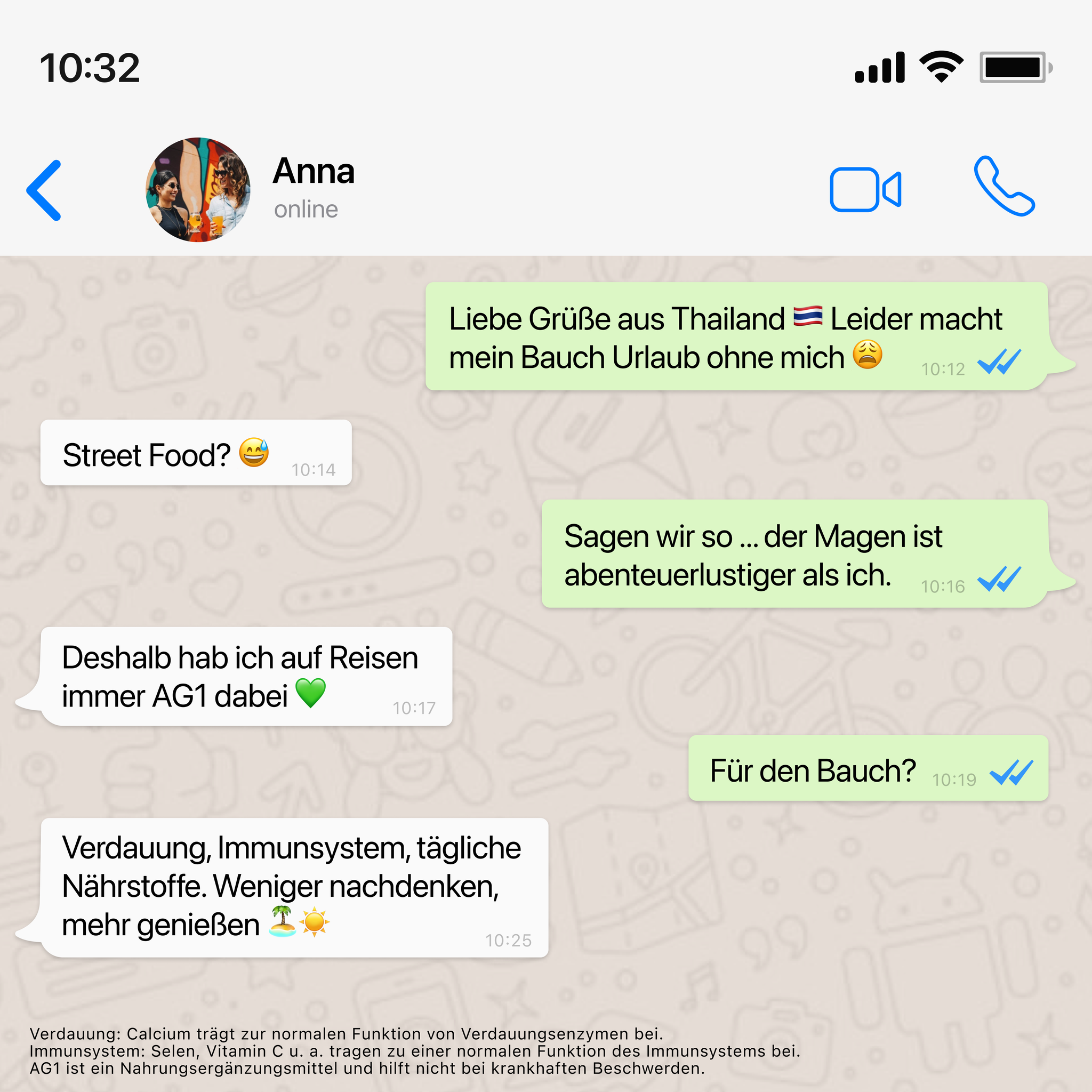 AG1 Deutschland Facebook ad