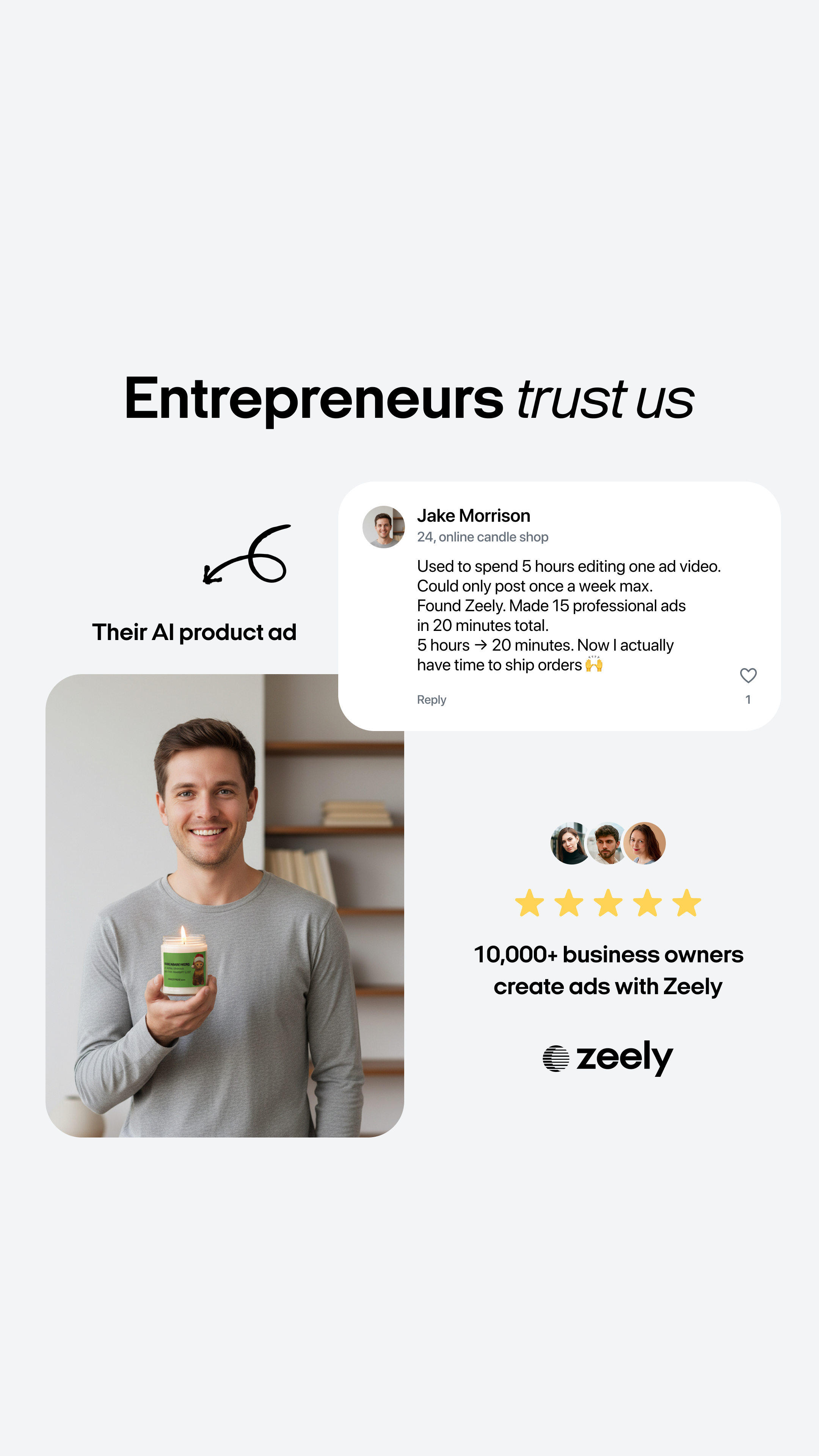 Zeely Facebook ad
