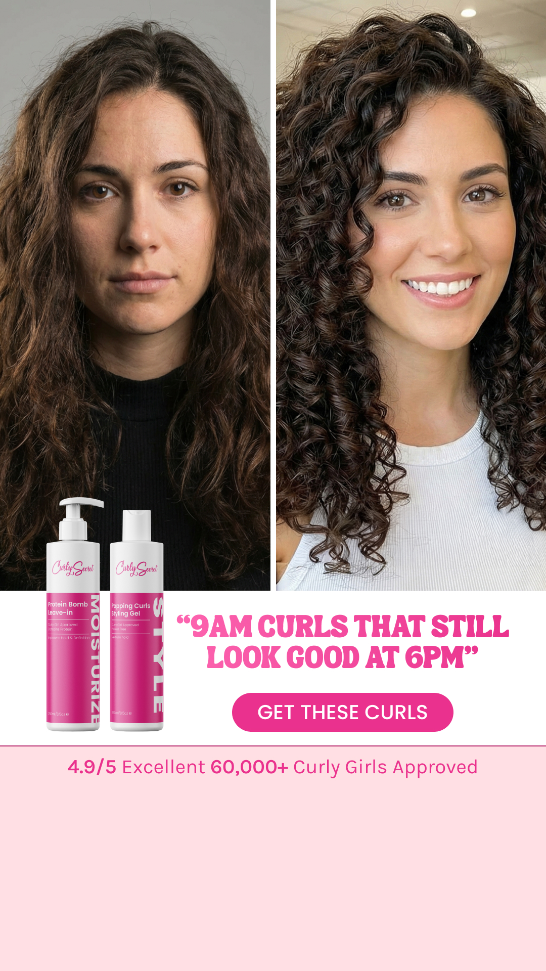 Curly Secret Facebook ad