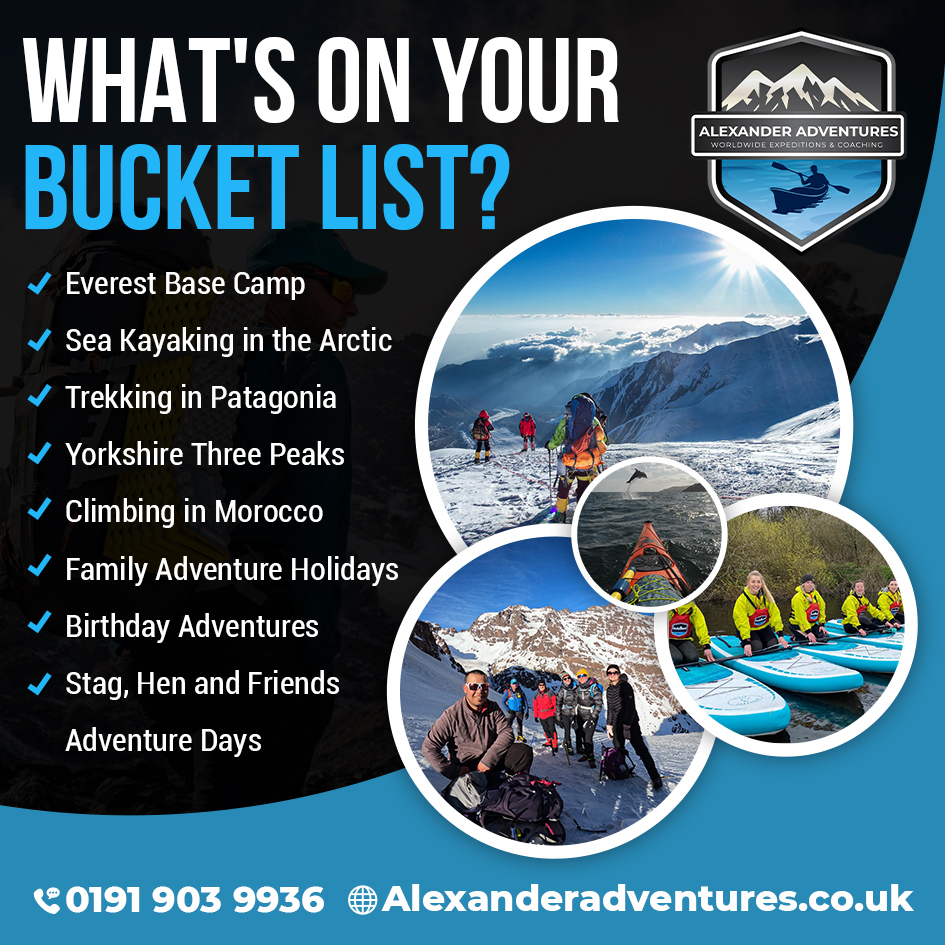 Alexander Adventures Facebook ad: Home