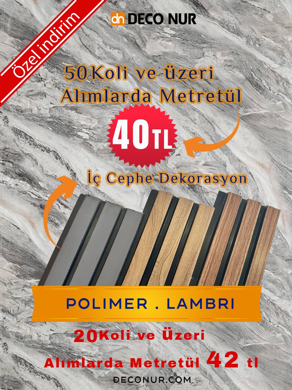 Deconur.com.tr Facebook ad: DECO NUR’dan Özel Kampanya, Tüm Kullanım Alanları İçin…