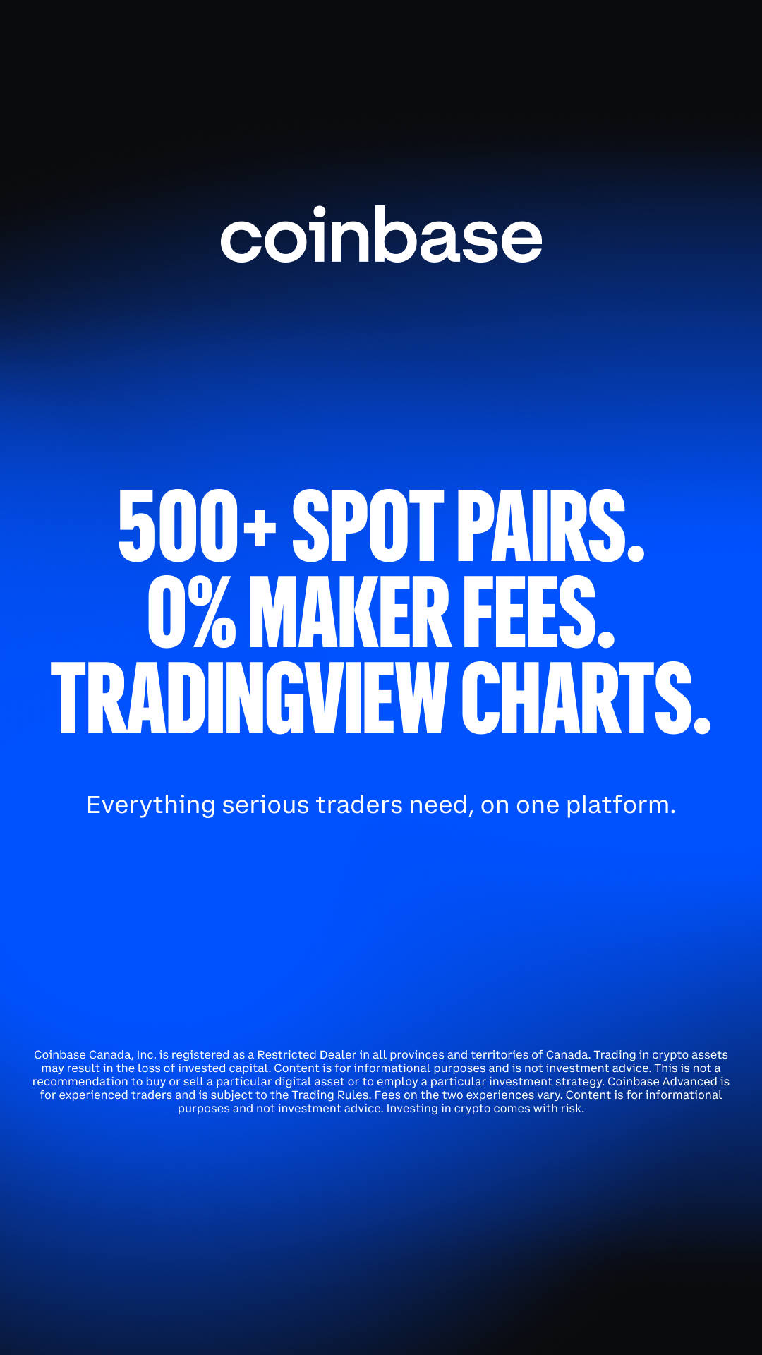 Coinbase Facebook ad