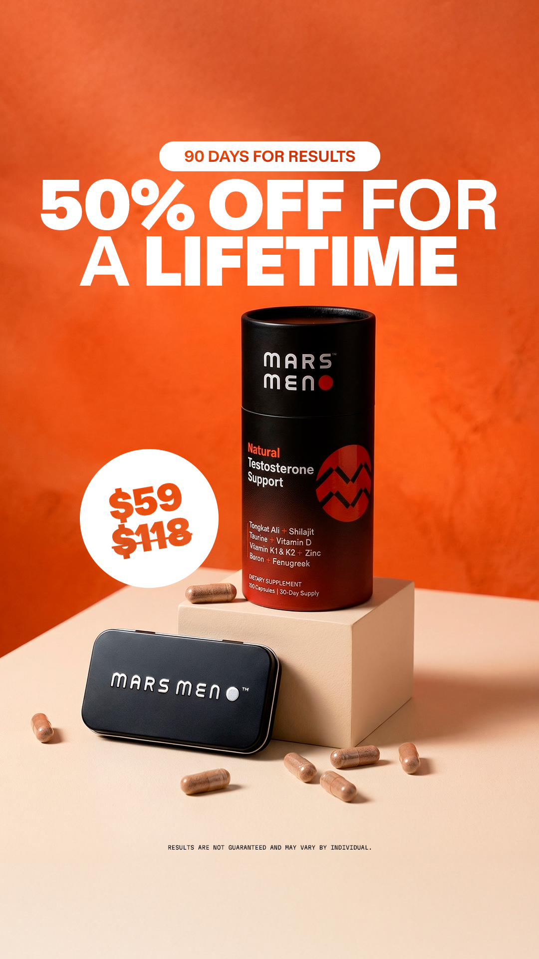 Mars Men Facebook ad