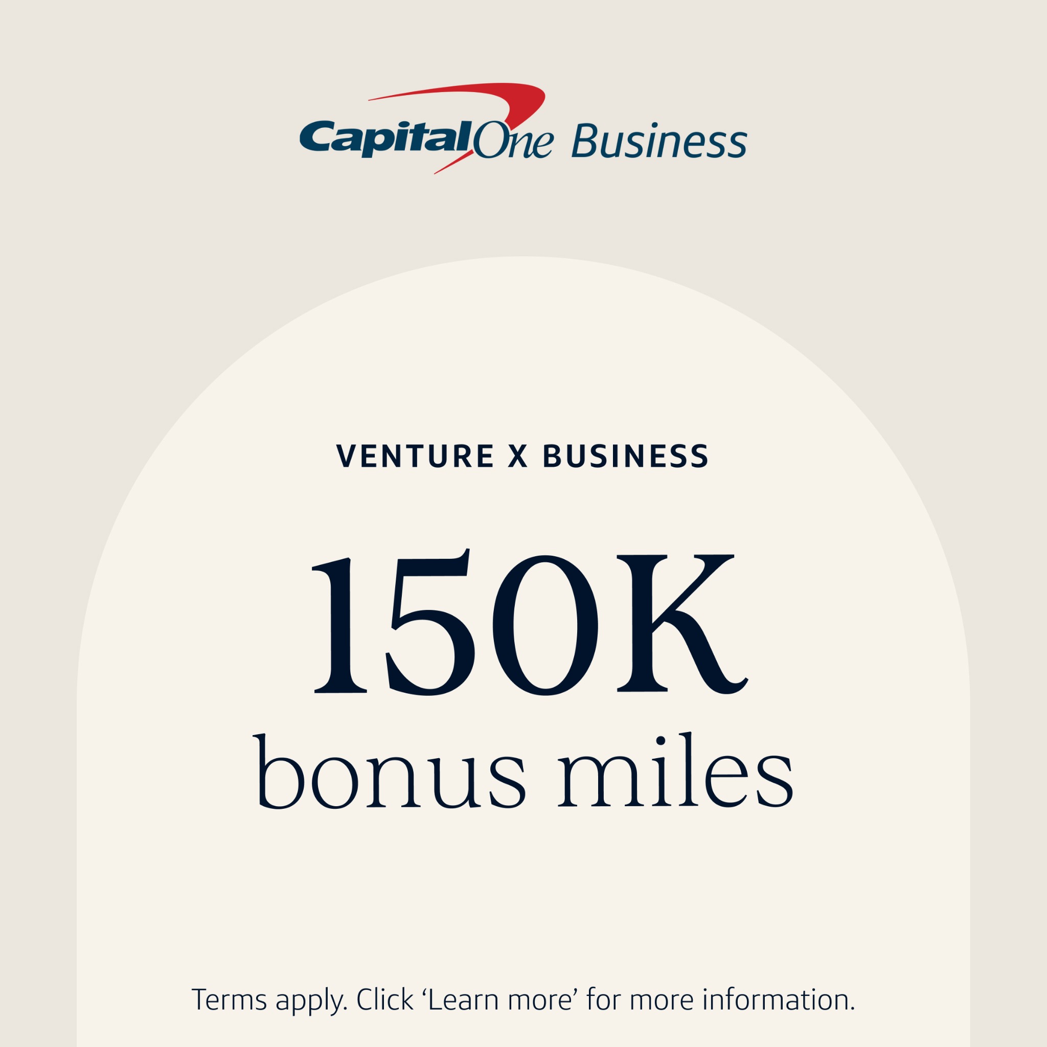 Capital One Business Facebook ad