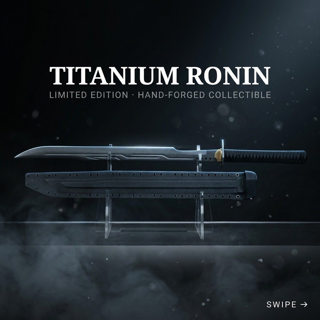 Katana Sword Facebook ad