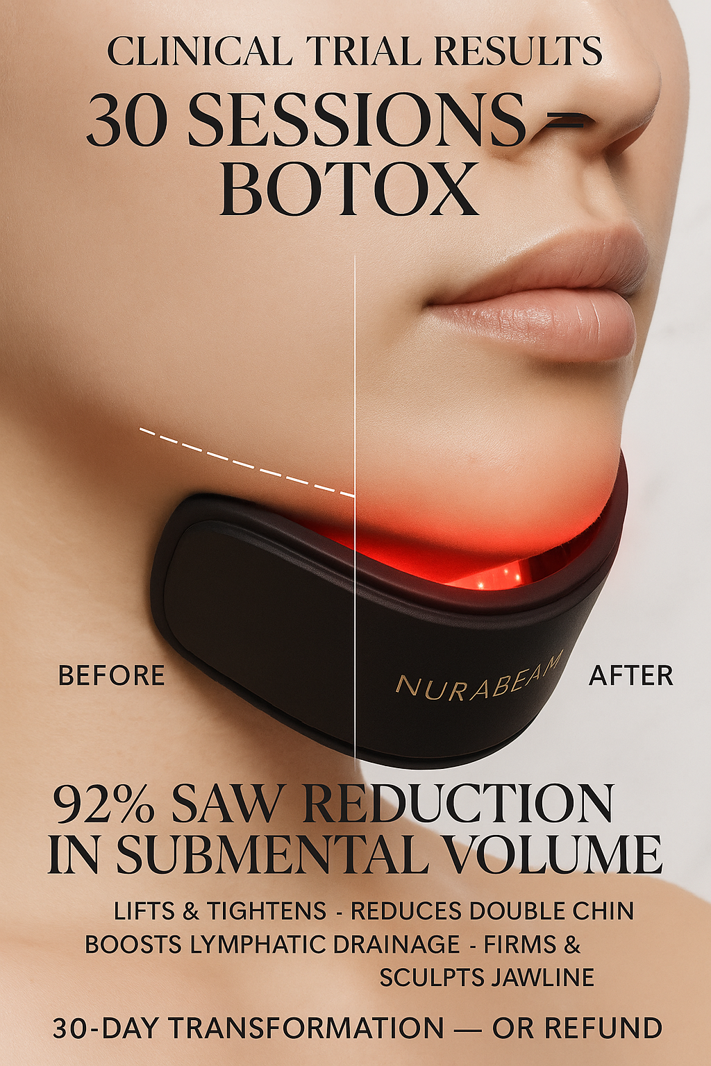 Nura Beam inc. Facebook ad