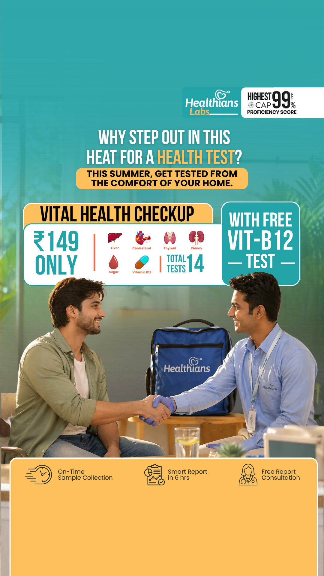Healthians Facebook ad