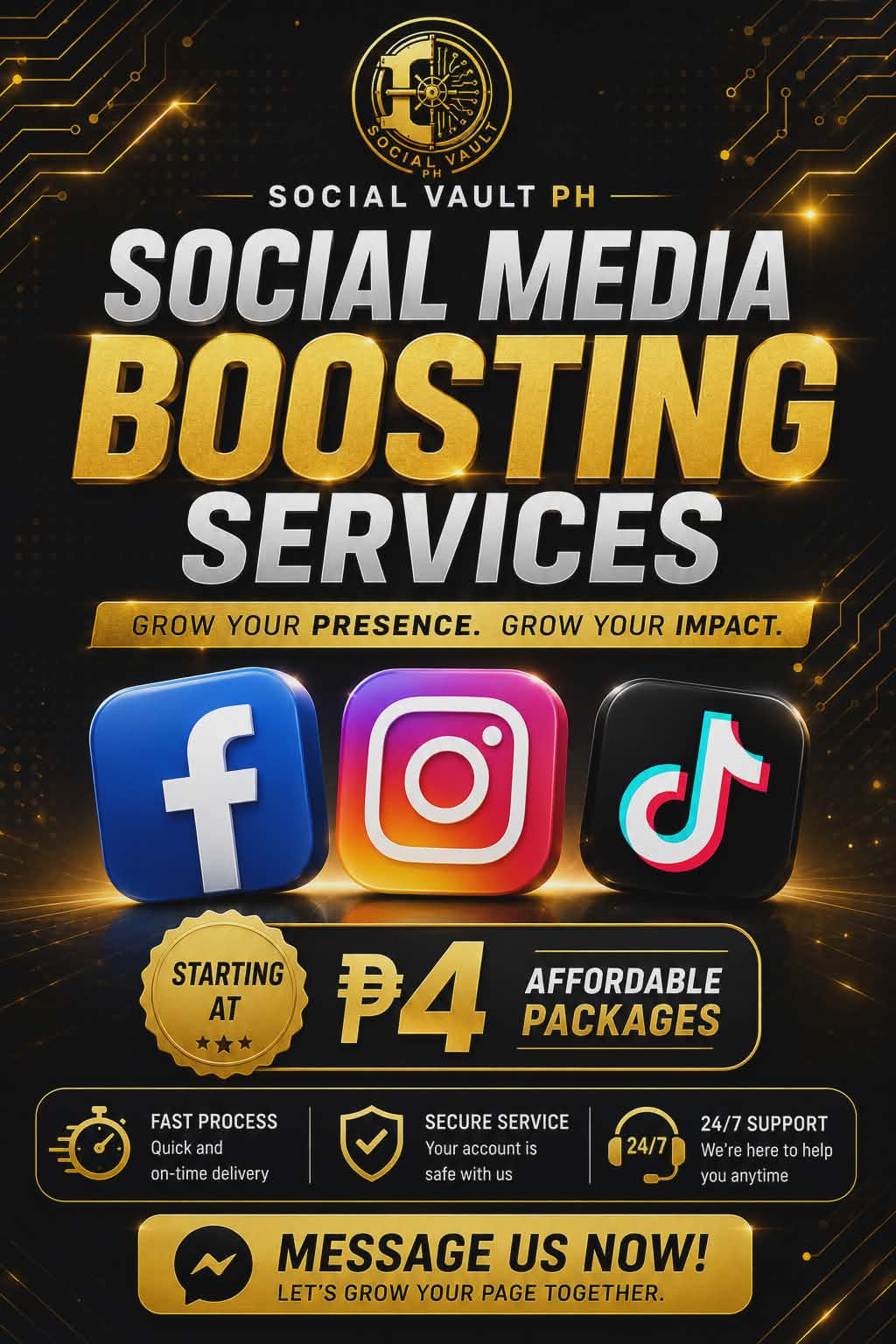 Social Vault Ph Facebook ad: Make a Better First Impression Online