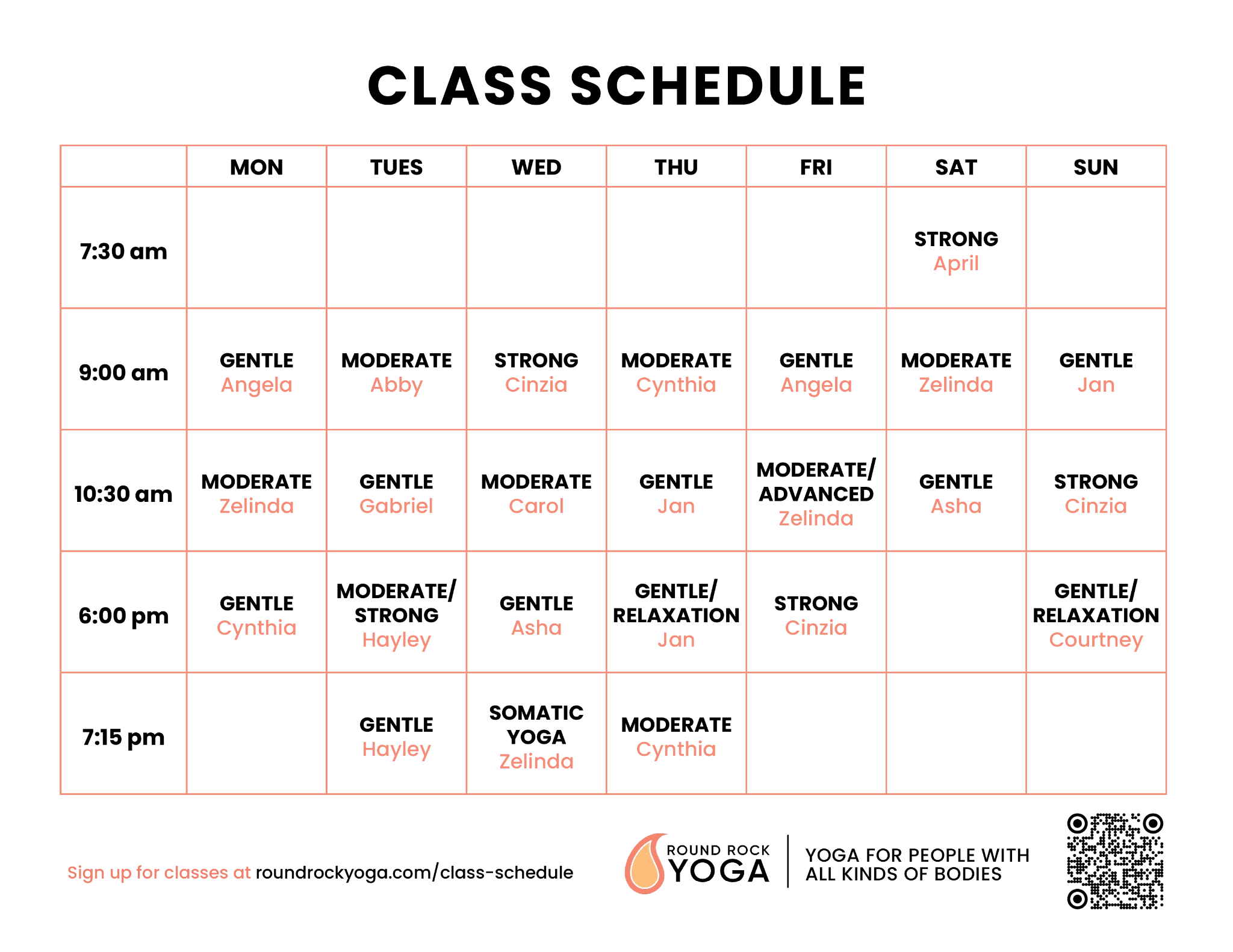 Round Rock Yoga Facebook ad from Jan 1, 2026