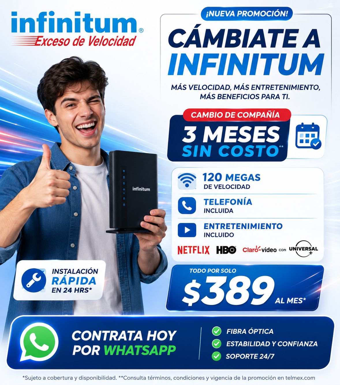 Promotores Telmex  Facebook ad