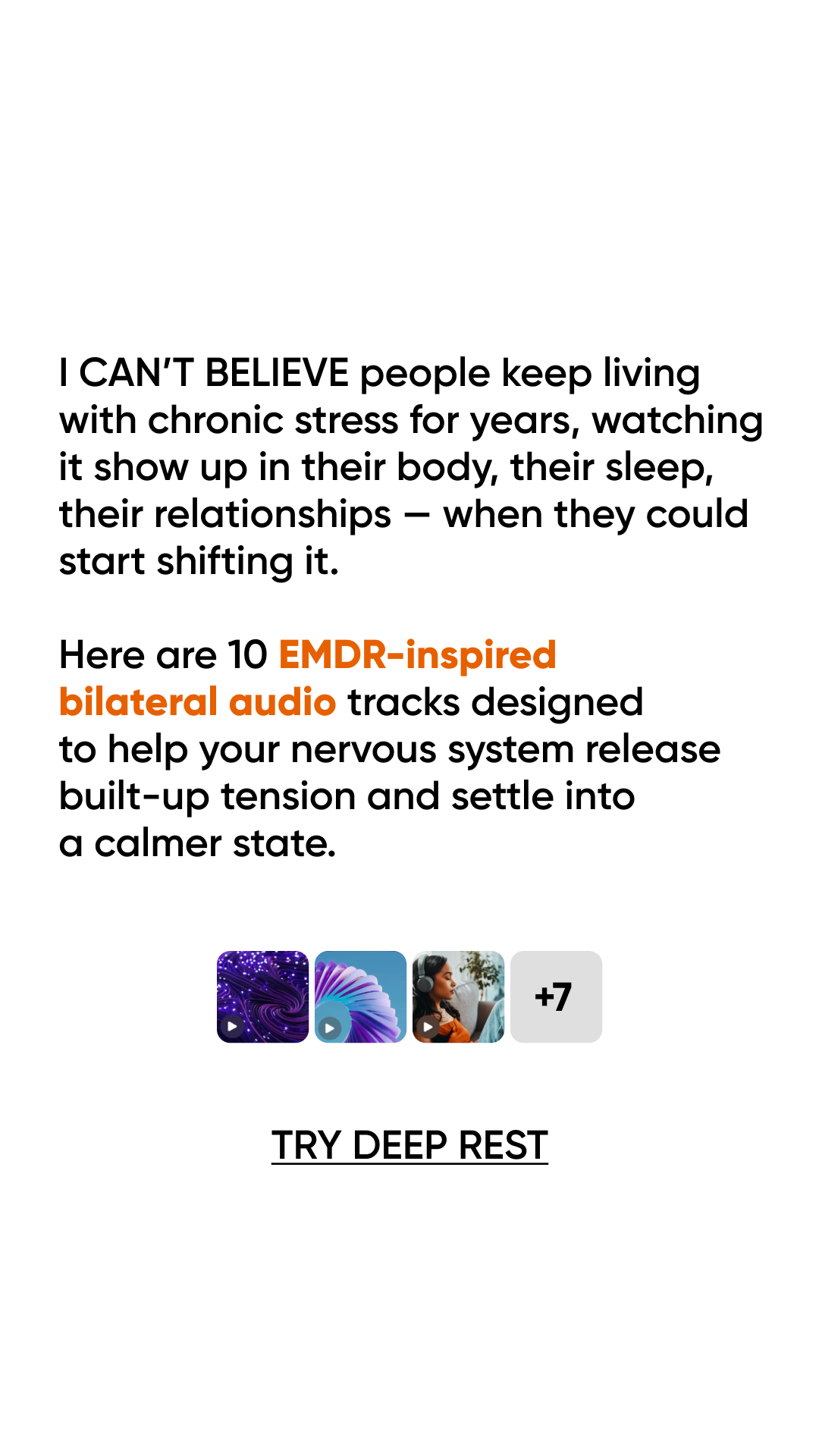 Calm Facebook ad