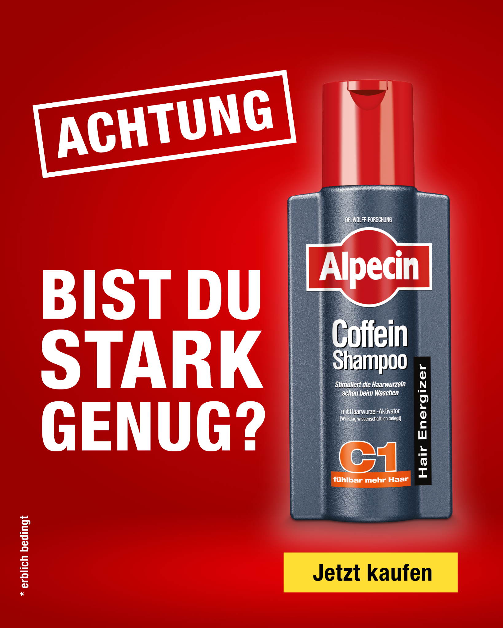 Alpecin Facebook ad
