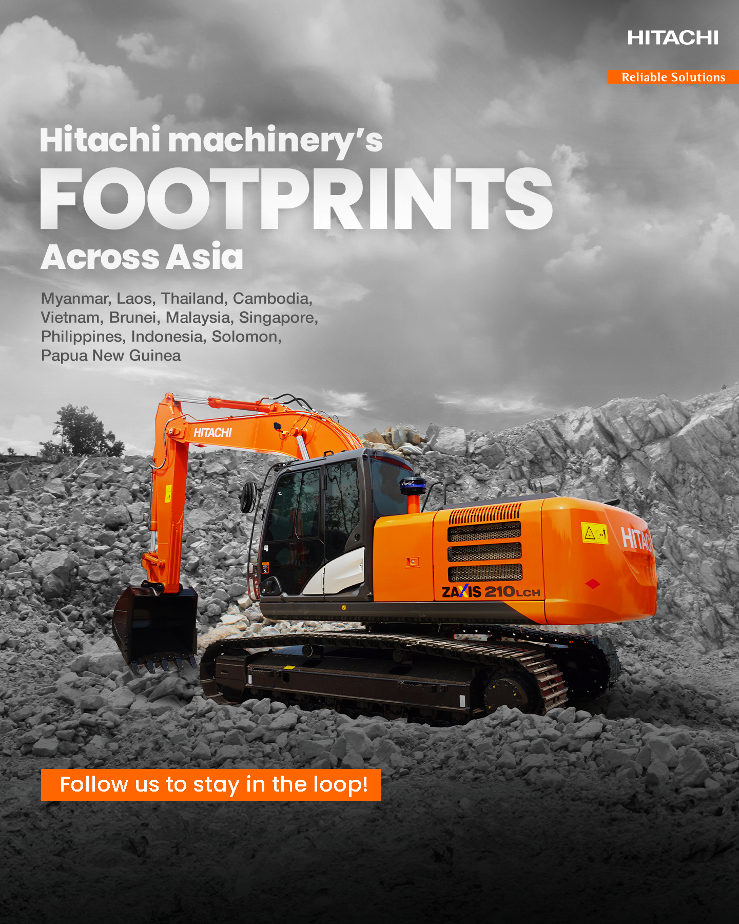 Hitachi Construction Machinery Asia Pacific Facebook ad