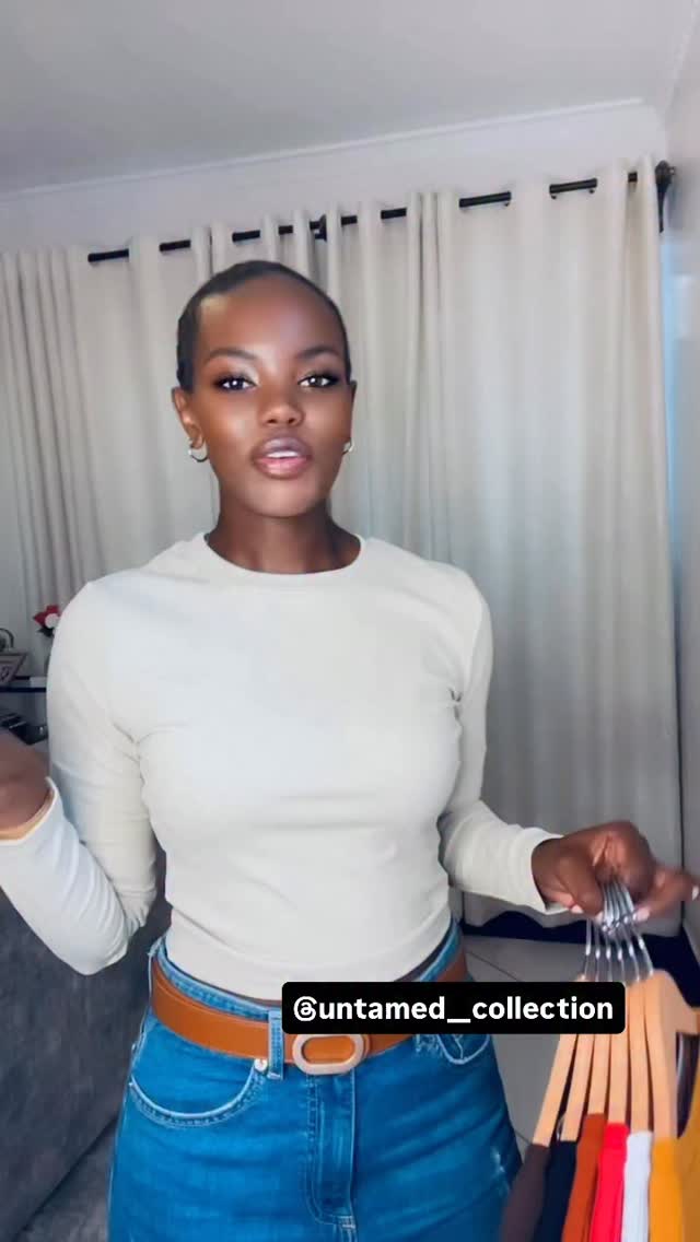 Untamed Collection Facebook ad: New in long sleeved crop tops