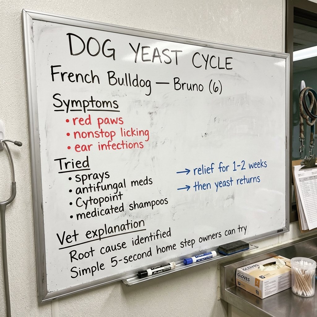 Riverside Veterinary Clinic Facebook ad: Vet Reveals the 5-Second Secret for Itchy Dogs