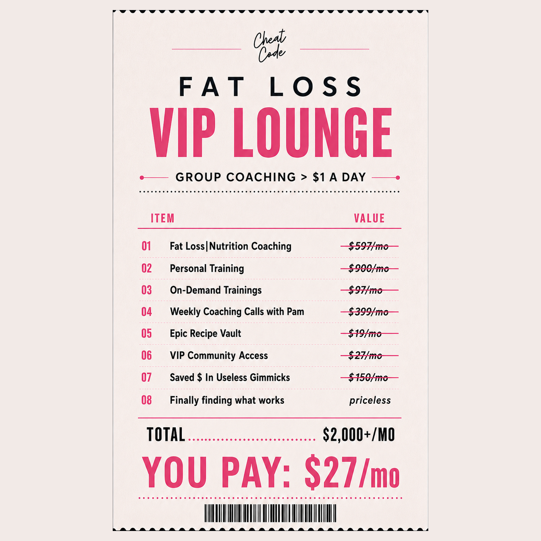 Cheat Code Coach Facebook ad: If you feel like your body has stopped…