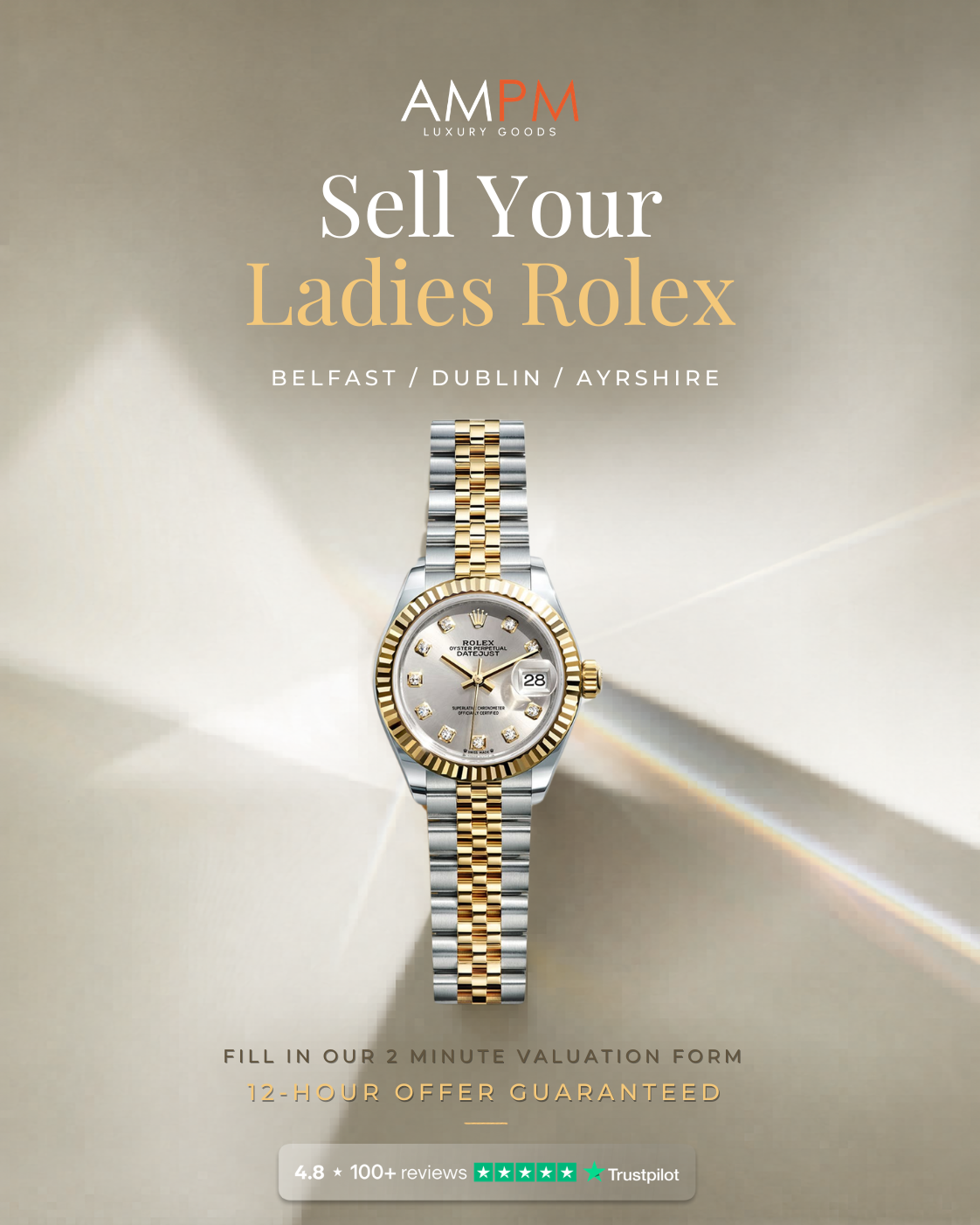 AMPM Luxury Goods Facebook ad