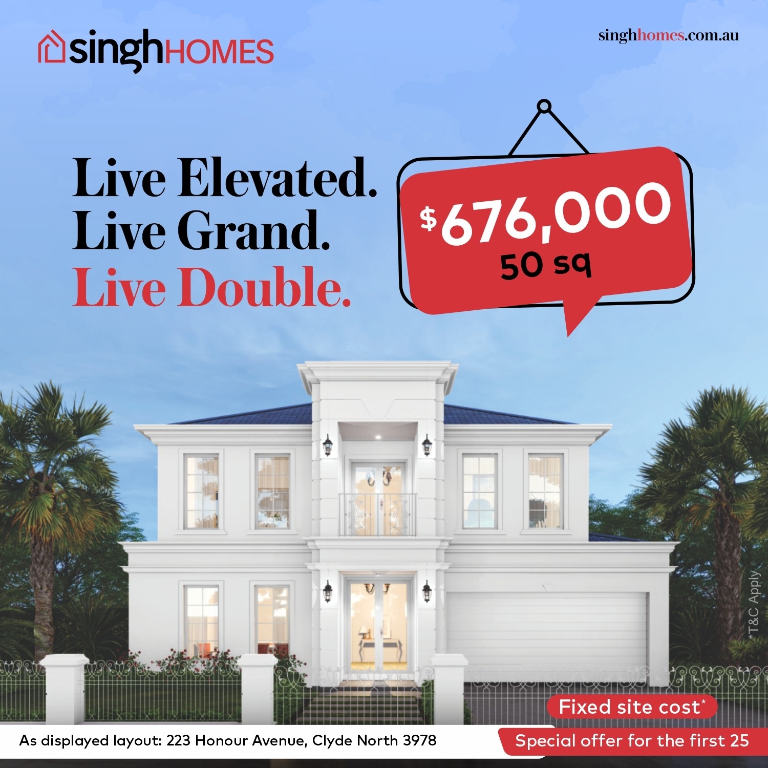 Singh Homes Pty Ltd Facebook ad