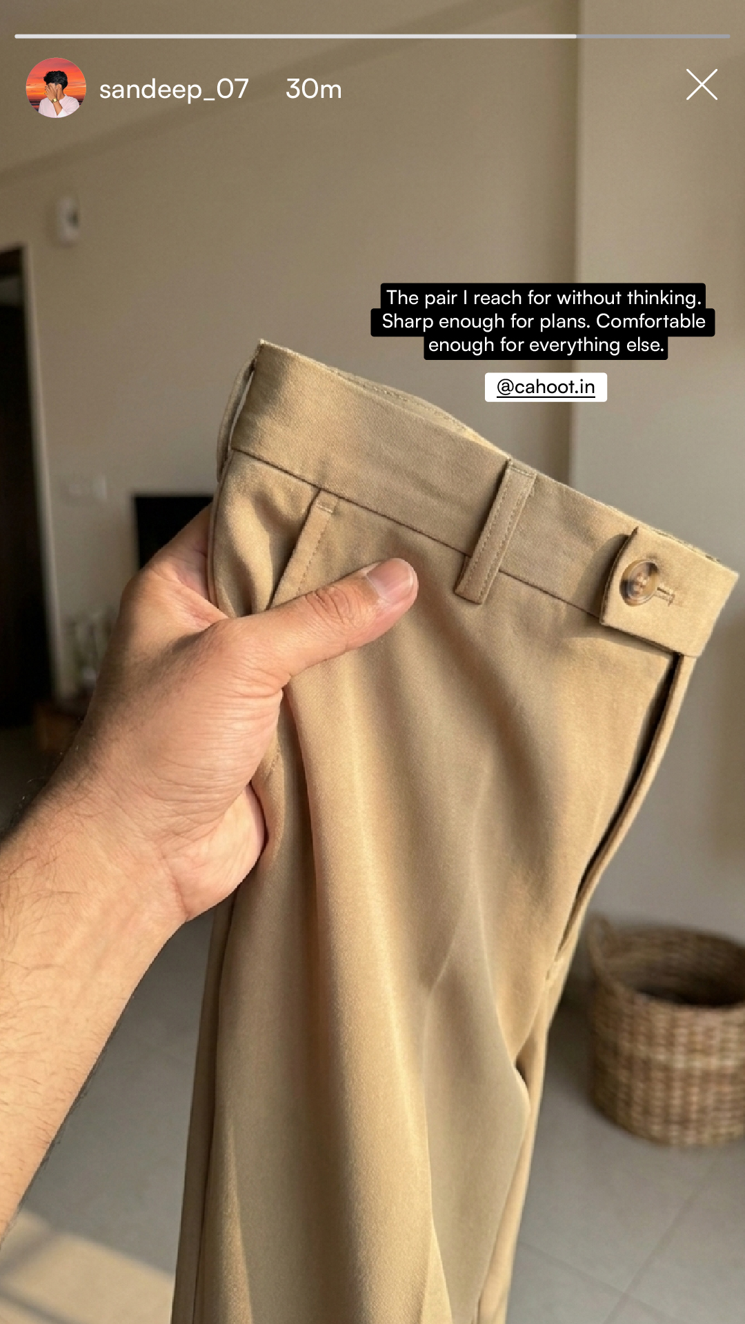 Cahoot Facebook ad