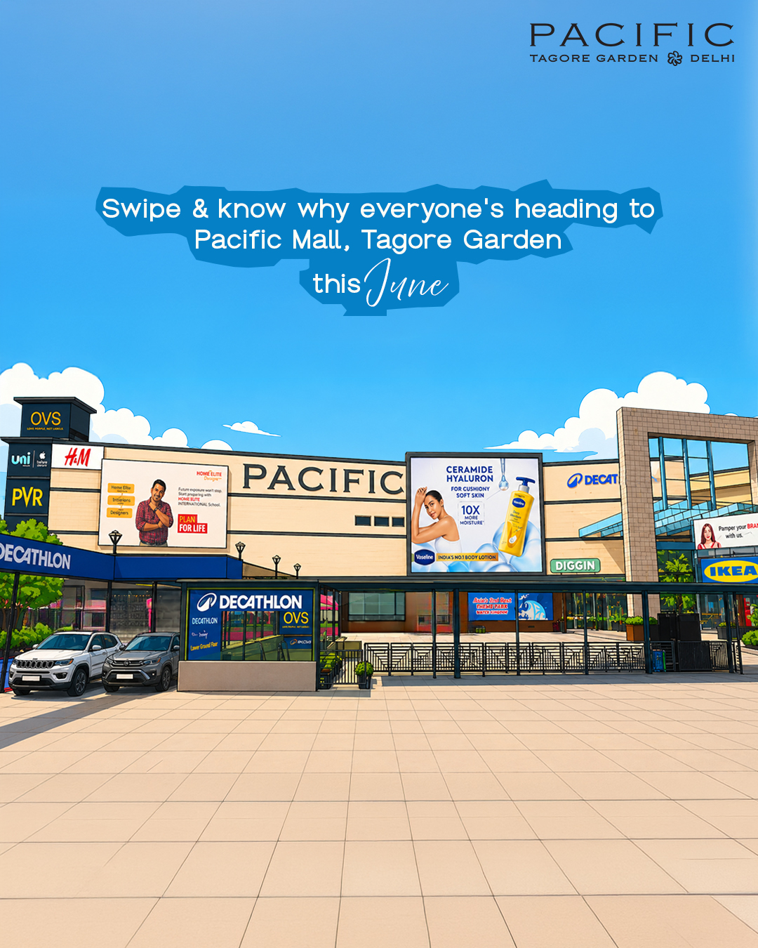 Pacific Mall Tagore Garden Facebook ad