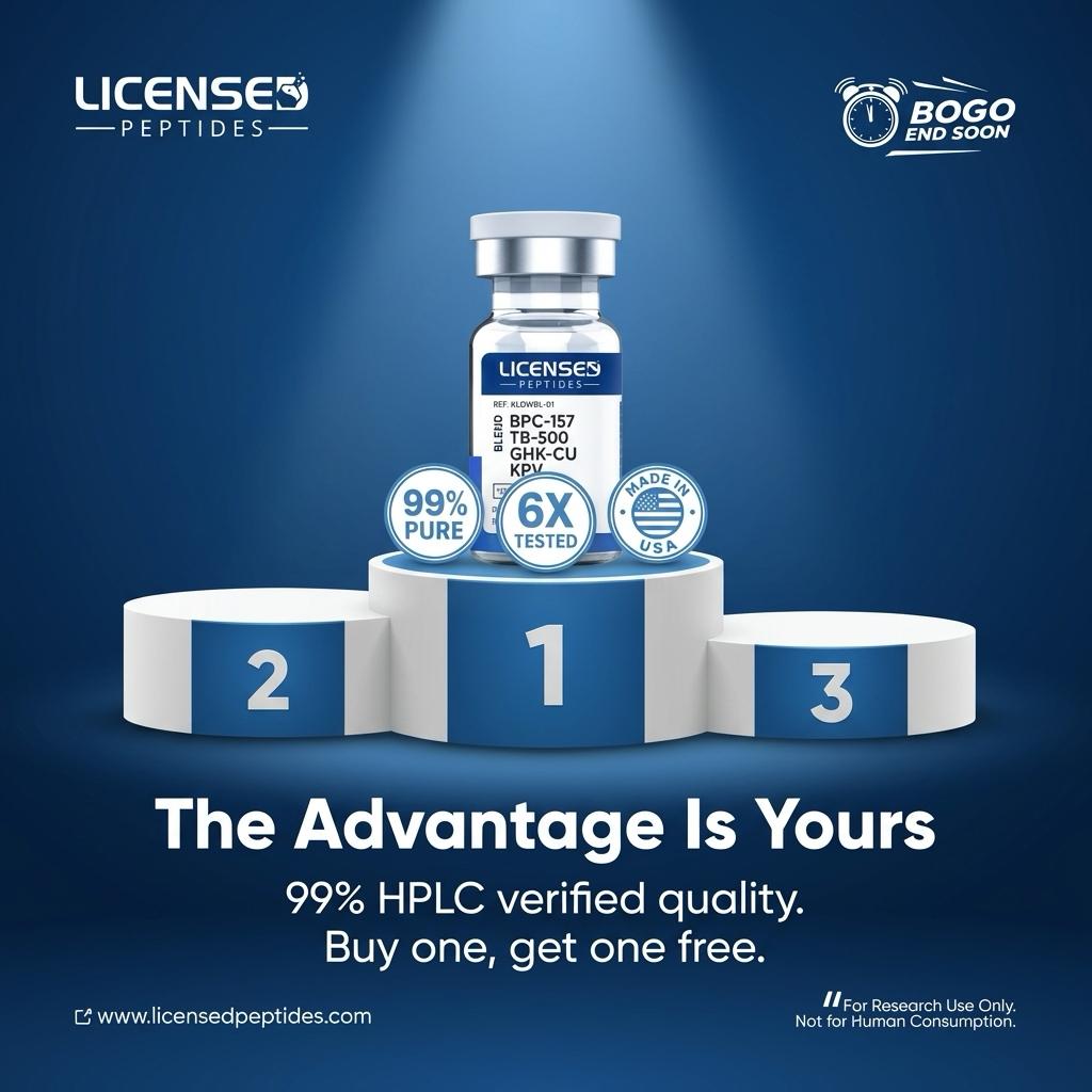 LicensedPeptides Facebook ad