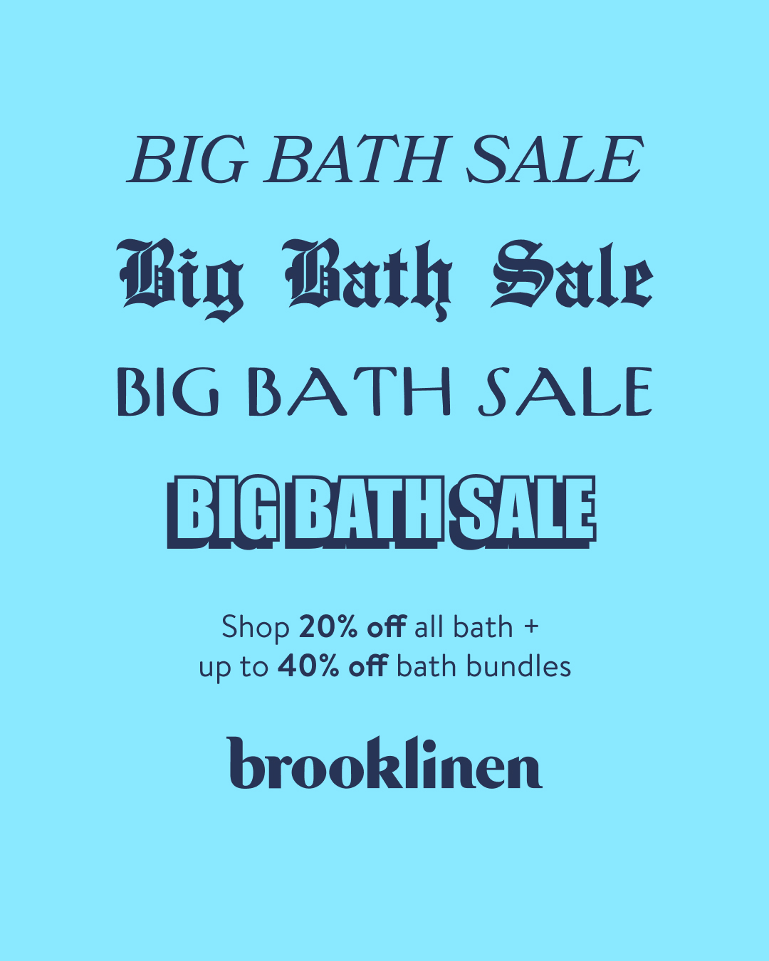 Brooklinen Facebook ad