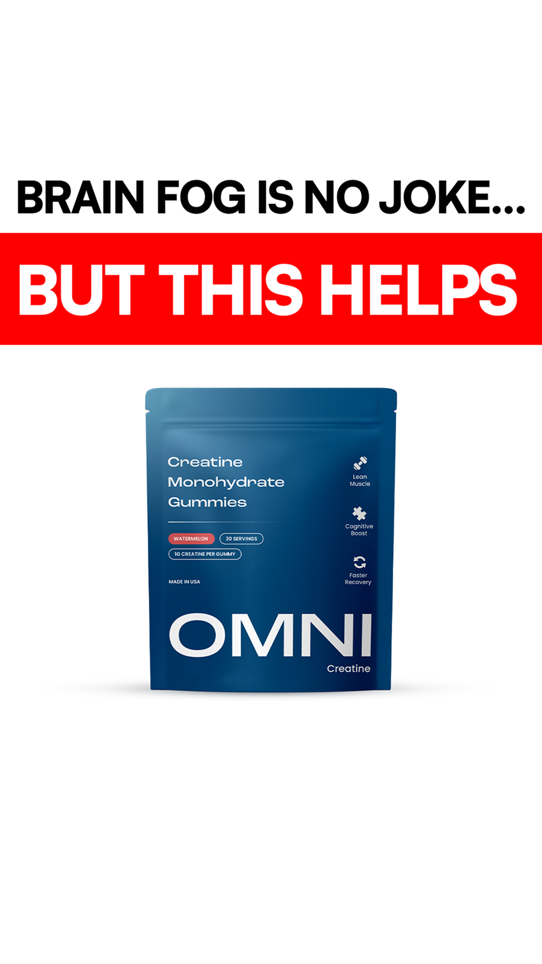 Omni Creatine Facebook ad