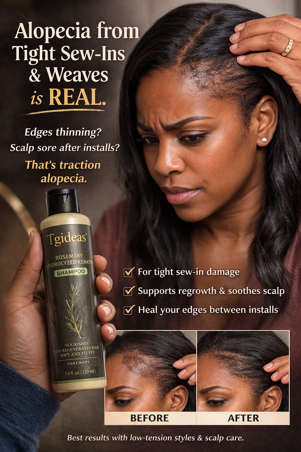 Radiant Root Hair Facebook ad