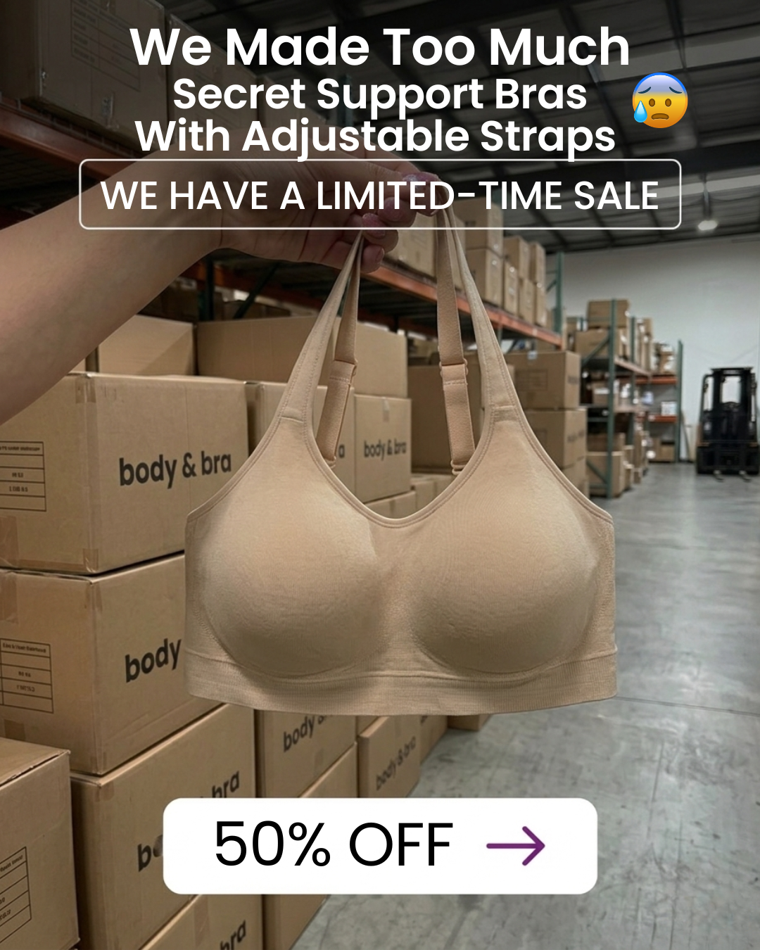 Body & Bra Facebook ad