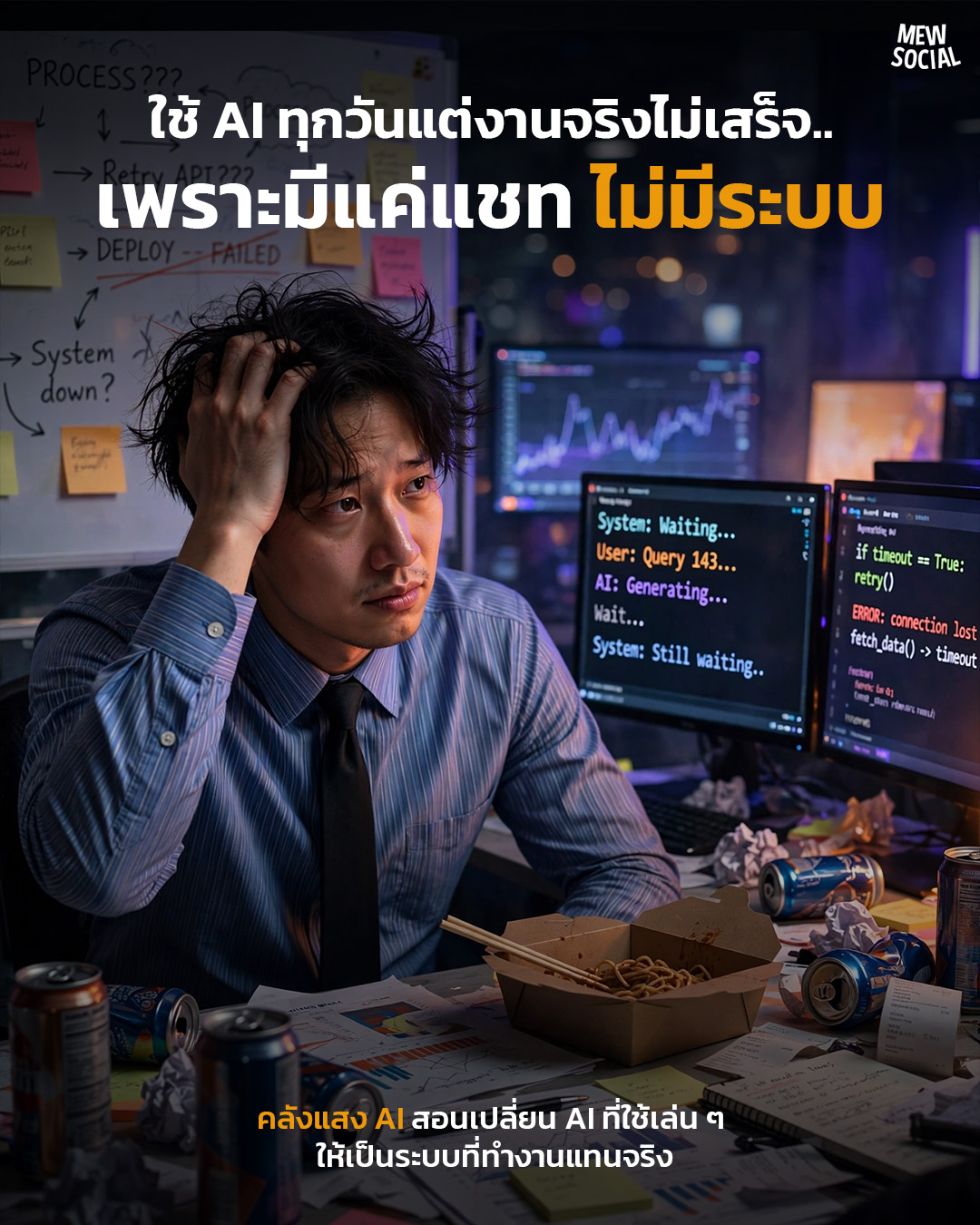 Mew Social Facebook ad