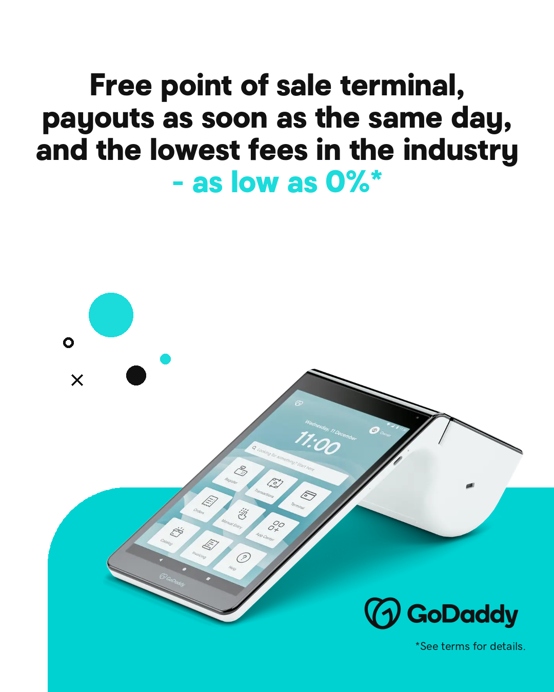 GoDaddy Facebook ad