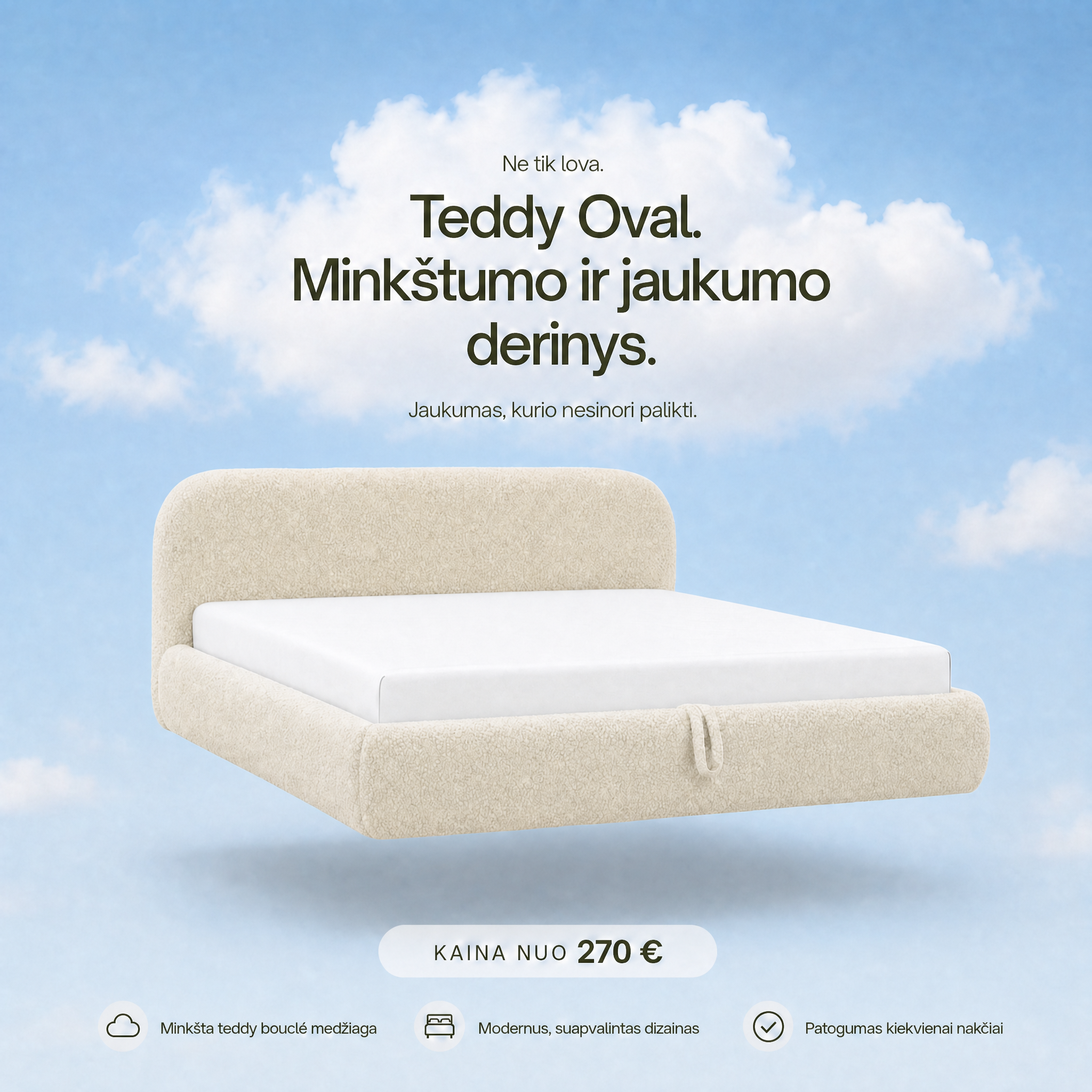 Denora Facebook ad: Daugiau nei lova