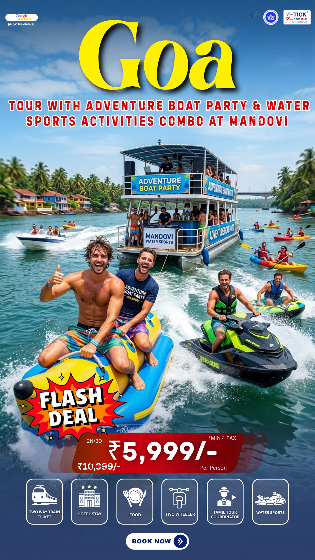 Tick Your Tour Facebook ad