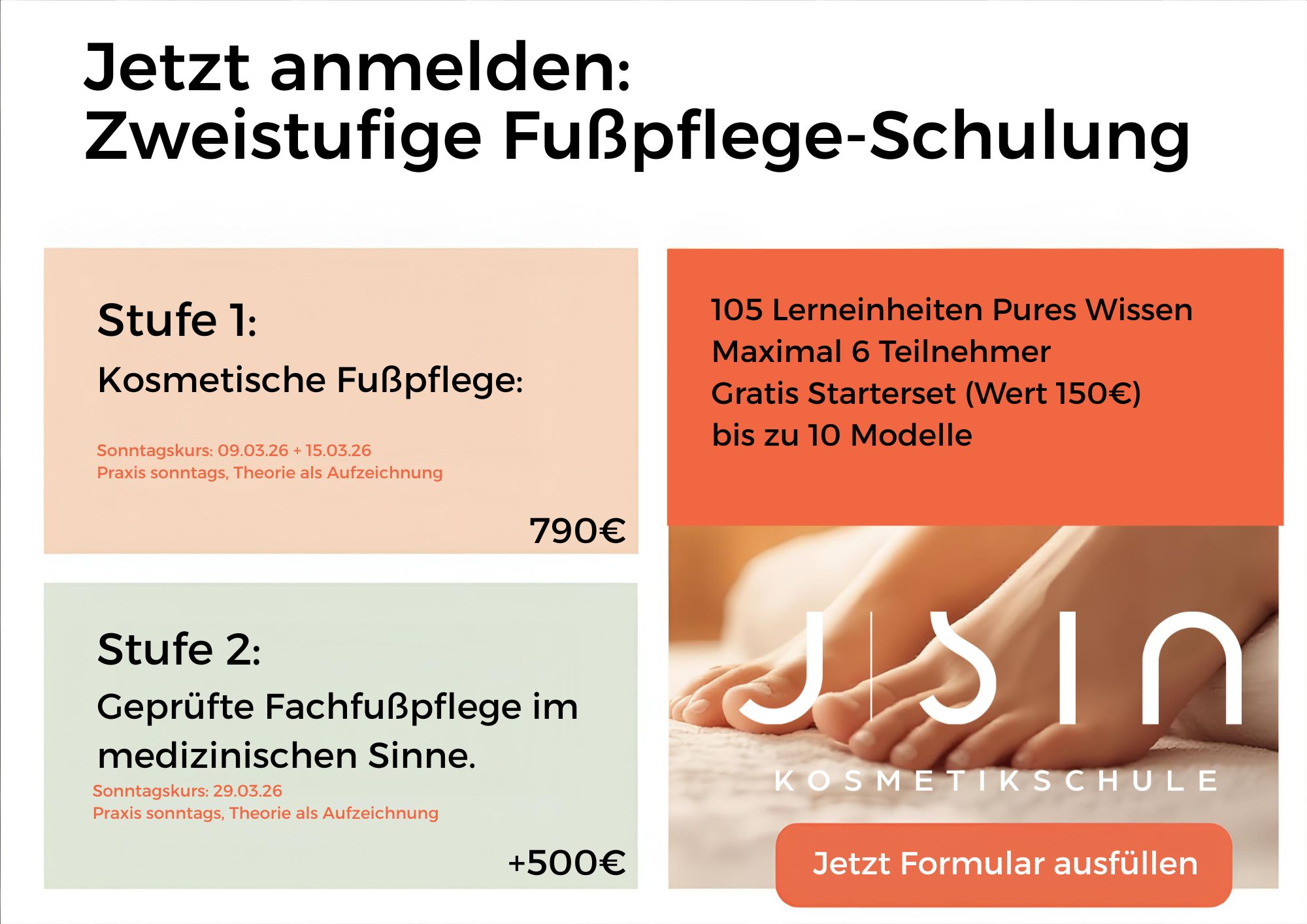 J.SIN - Kosmetikschule Facebook ad from Feb 23, 2026