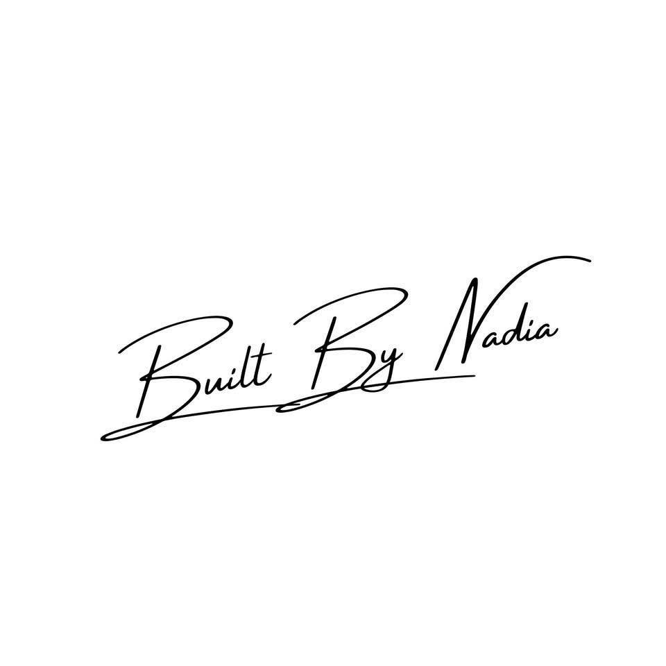 Built By Nadia Facebook ad: Brands • Digital Products • Education